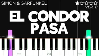 El Condor Pasa | EASY Piano Tutorial