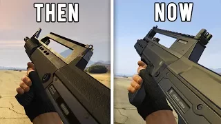 ALL UPGRADED WEAPONS COMPARISON - GTA Online No Upgrade Vs Upgraded Weapons (Stock vs MK2)