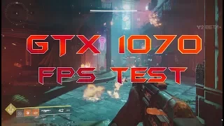 Destiny 2 - Max settings 1080p - i7-7700K & GTX 1070 - FPS Test