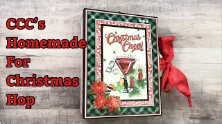 Christmas Mini Album & Tutorial | CCC  Christmas Cheer Collection | Homemade for Christmas Hop