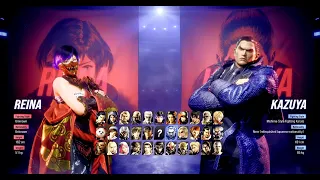 Tekken 8 - All* Costumes for all characters and All Levels (No commentary)
