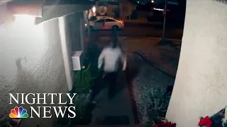 Suspect Arrested After Doorbell Camera Captures Beating Of Woman | NBC Nightly News