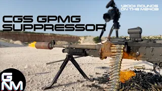 SUPPRESSOR MELTDOWN? 1,200+ Rounds of 7.62 NATO on an M240B - The CGS GPMG Suppressor