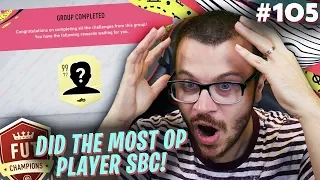 FIFA 20 COMPLETED THE MOST OP PLAYER SBC for FUT CHAMPIONS AND MY INSANE PERFORMANCE CONTINUES!