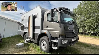 Bimobil EX 480 RV expedition vehicle Allrad 4x4 motorhome Camper MB Atego walkaround + interior K391