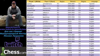 Twitch Rivals Chess. Призовой фонд 25 000 $. Шахматы Блиц с Михаилом. GannikChess Twitch.