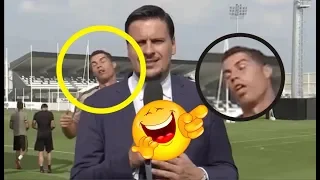 USIL, Ronaldo meledek reporter Juventus TV.