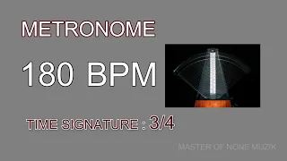 3/4 TIME - 180 BEATS PER MINUTE ( BPM )