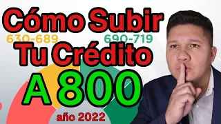 El Secreto de cómo SUBIR tu puntaje de CREDITO.