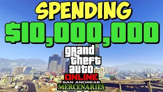 Spending $10 Million on GTA 5 Online San Andreas Mercenaries | GTA 5 Online New Update