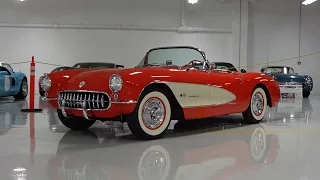 1957 Chevrolet Chevy Corvette Fuel Injection in Red & Engine Sound - My Car Story with Lou Costabile