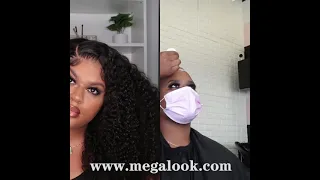 HOW FULL IS IT! BEST DEEP CURLY WIG | FT MEGALOOK HAIR #Shorts