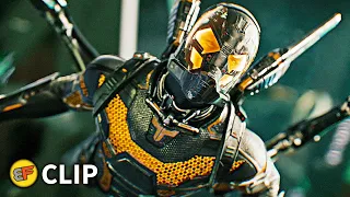 Ant-Man vs Yellowjacket - Helicopter Fight Scene | Ant-Man (2015) Movie Clip HD 4K