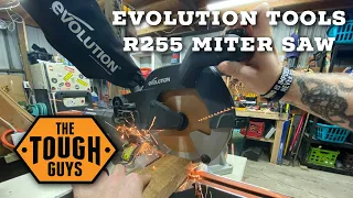Evolution R255 Miter Saw! This Saw Cuts ANYTHING!