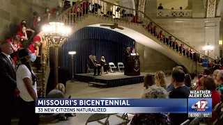 New American citizens naturalized on Missouri's bicentennial