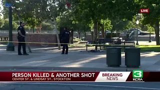 Downtown Stockton shooting leaves 1 dead, 1 hurt, police say