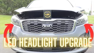 2019 - 2020 Kia Sorento Auxito LED Headlight Upgrade