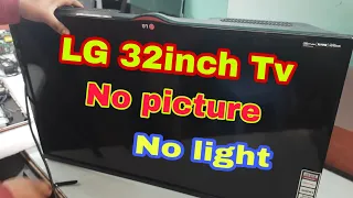 LG 32inch LED TV#NO PICTURE,NO LIGHT.. PROBLEM