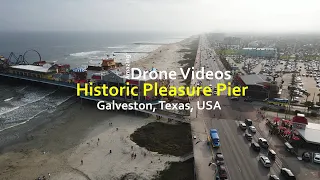 Historic Pleasure Pier |Amazing Drone Videos| |Galveston| |Texas| |USA| |2021| |4K|