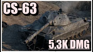 World of Tanks CS-63 - 1 Kills 5,3K Damage Studzianki