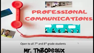 Professional Communications Course Description