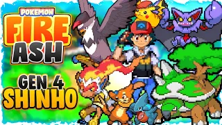 Pokemon Fire Ash 🔥 Sinnoh Region Full Gameplay