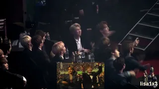 170119 BTS, EXO reaction to I.O.I - Pick Me, Dream Girls @SMA 2017