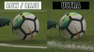 Fifa 18 | Low VS Ultra | PC Settings Comparison | Comparativa PC