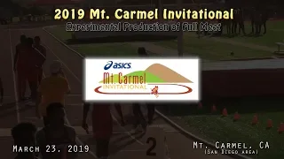 2019 TF - Mt Carmel Invite (Entire Meet)