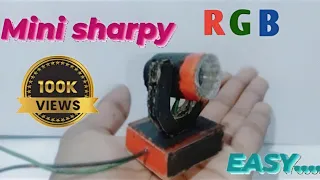 how to make a mini sharpy light sharpy light kese banaye ghar par  simple sharpy light kese banaye