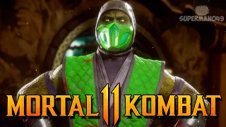 Playing With Reptile In MK11... But Really Its Scorpion - Mortal Kombat 11: "Scorpion" Gameplay