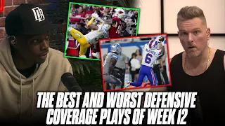 The Best And Worst Defensive Back Plays Of NFL Week 12 With Darius Butler | Pat McAfee Show