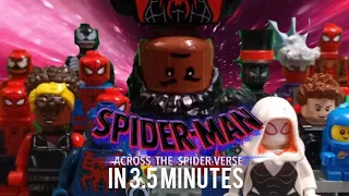 Spider-Man Across The Spider-Verse in 3.5 minutes (Lego Stop Motion)