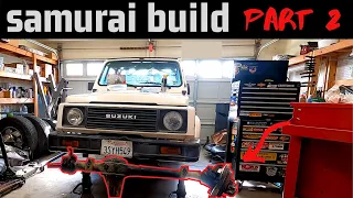 Samurai Build (Part 2) Front Suspension and Axle Tear Down