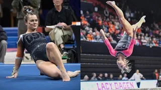 Sisters Lacy and Madi Dagen contributing key points for OSU gymnastics