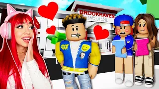 I HAVE A CRUSH ON THE NEW KID AT SCHOOL? (ROBLOX BROOKHAVEN RP)