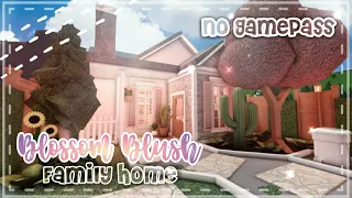 No Gamepass Blossom Blush One Story Family Home Speedbuild and Tour - iTapixca Builds