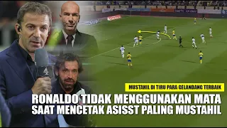 Zidane, Del piero Bahkan Pirlo Mustahil Bisa! CARA Ronaldo Mencetak Asisst yg Paling UNIK di Dunia