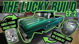 LUCKY EP.2 | Installing Sweet Patina Frame Paint and the Velaworks Front DIY Slam Kit!
