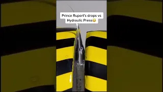 Prince Rupert’s drops vs Hydraulic Press😳 #shorts