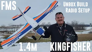 FMS - Kingfisher - 1.4m - Unbox, Build, & Radio Setup