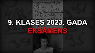 Kā atrisināt 9. klases 2023. gada eksāmenu? | TikTok Compilation