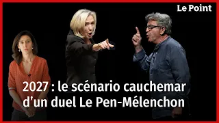 Présidentielle 2027 : le scénario cauchemar d’un duel Le Pen-Mélenchon