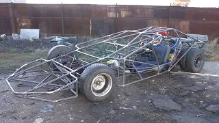 Engine installation, first ride .Ramp Buggy in real life from GTA 5. Part 3