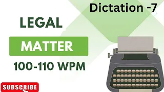 Steno legal dictation 100 wpm | legal dictation 100 speed english #steno #stenodictation