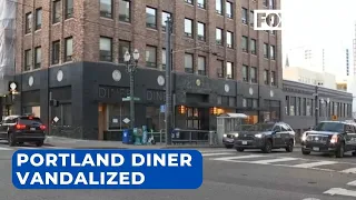 Diner vandalized in downtown Portland