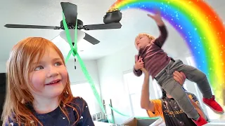 Hidden LEPRECHAUN Presents!! Adley & Niko find secret POTS of GOLD inside the house Hide N Seek! 🌈