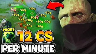 How I farmed 12 CS per minute with Double Proxy Singed... (SEASON 14 PROXY STRATEGY)