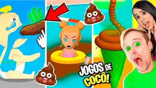 NÃO CONFIE nos JOGOS de COCÔ! FIZERAM COCÔ na PISCINA, SORVETE de COCÔ e MAIS! QUE NOJO!