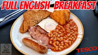 Tesco Café - FULL ENGLISH BREAKFAST - Food Review - Supermarket Cafe - THE BIGGEST BREAKFAST THEY DO